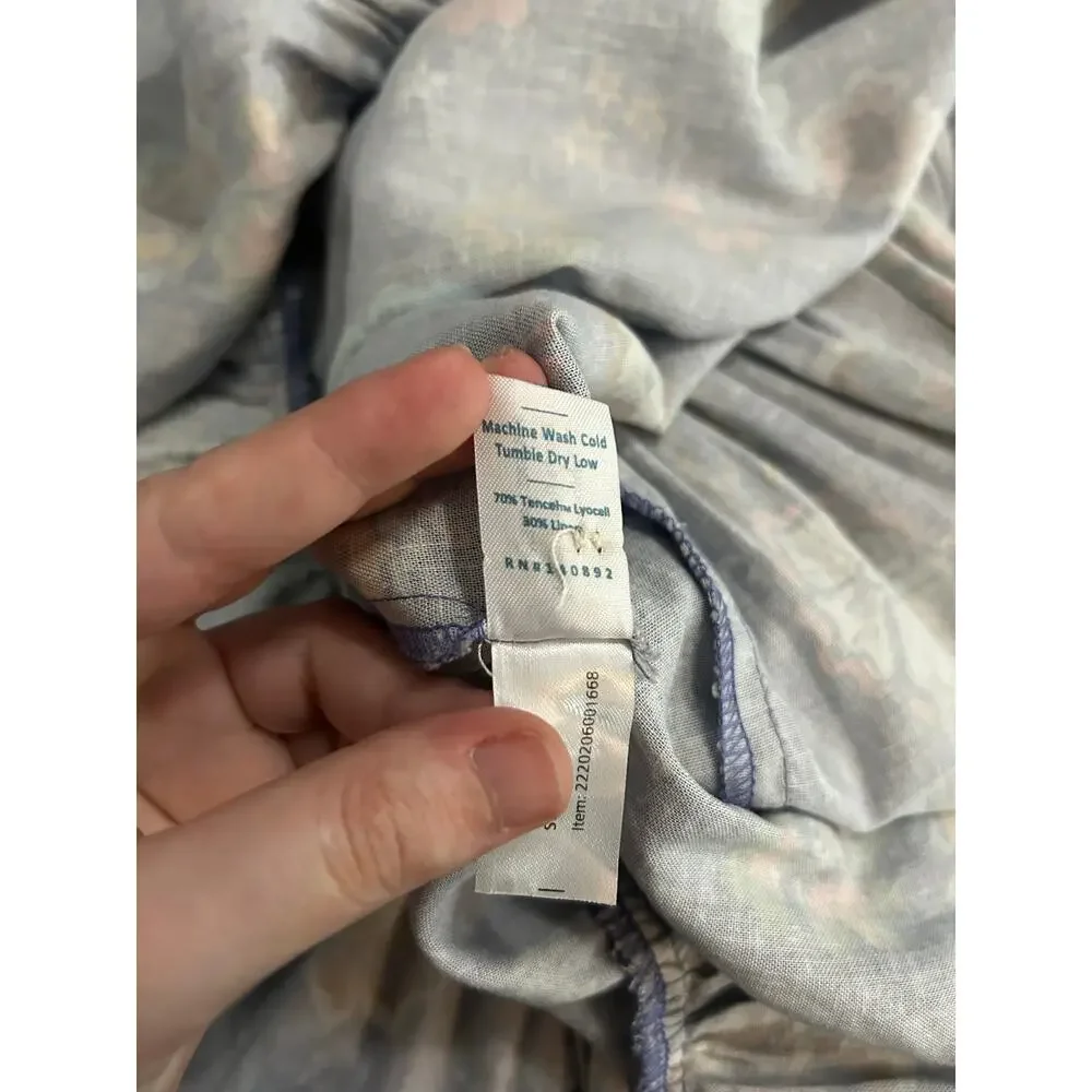 MARINE LAYER Laney Mini Dress NWT $128 Marlin Hibiscus Floral NO TIE Size S - Picture 9 of 9